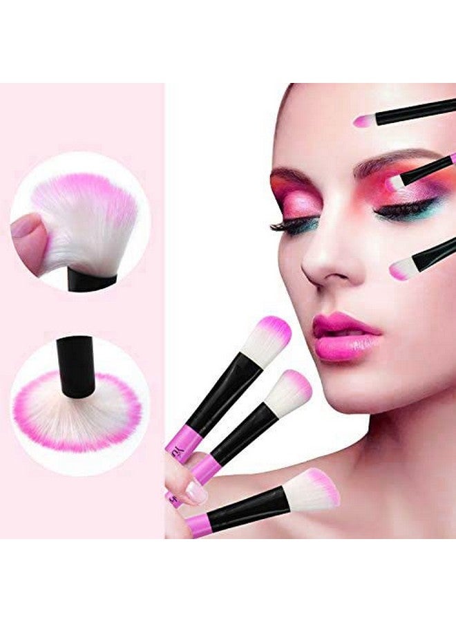 Daxstar Makeup Brush Set, 32 Pcs Make up Brushes Professional Face Eye Shadow Foundation Blush Lip Makeup Brushes Powder Cosmetics Blending Brush Tool with the bag G-Bright purple - Image 3