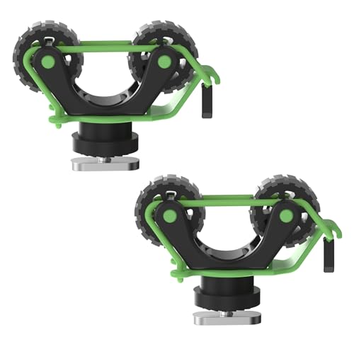 EDSRDPLT 1005 2 PCS Kayak Paddle Holder Track Mount Accessories Compact SpaceSaving Rail Rack with Rubber Rollers ToolFree Install Quick Remove Compatible with Most Kayak Tracks - Image 1