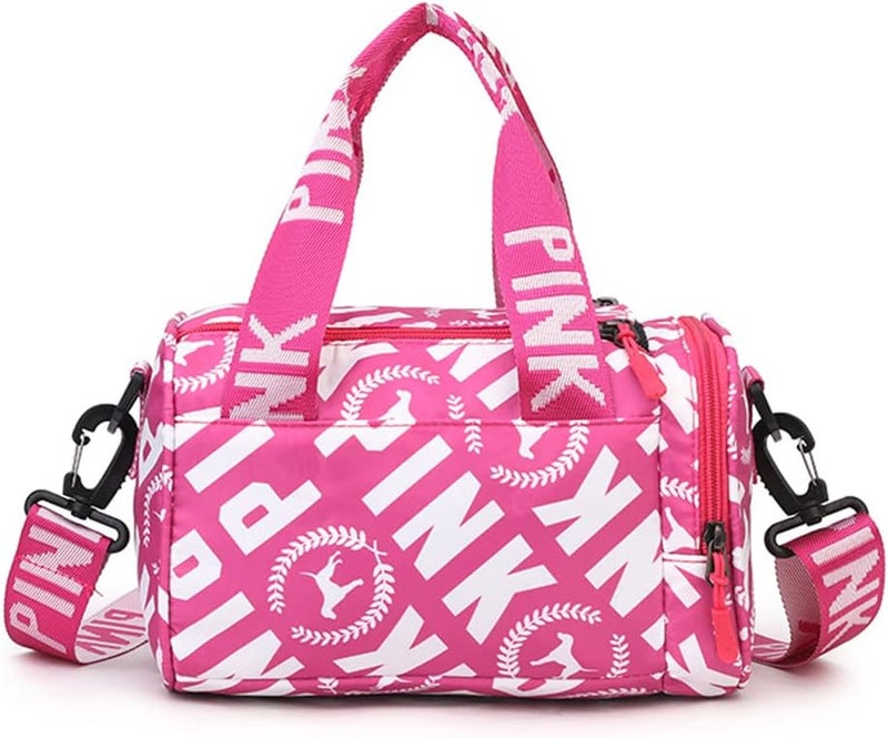 Mini Fashion Fitness Bag PINK Korean Version One Shoulder Crossbody Small Square Bag ins Sports Leisure Fashion Trend Versatile Women's Summer, Mobile Phone Change Bag - Image 2