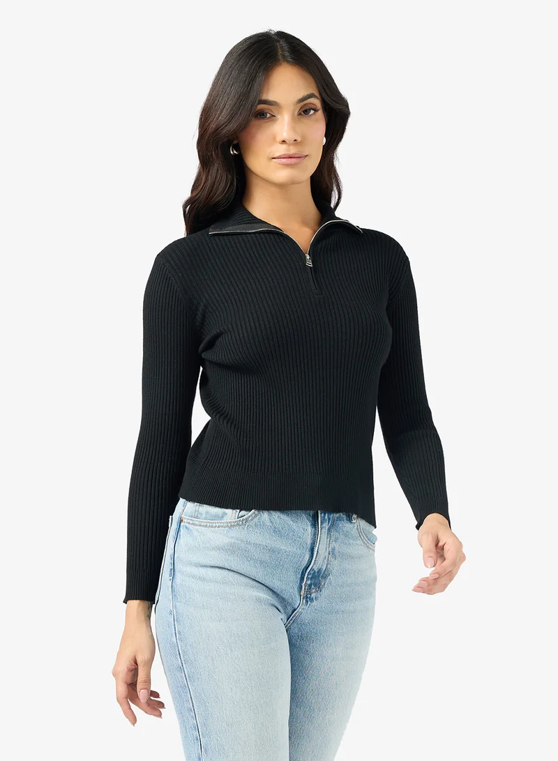 ELLA Polo Knit Jumper Sweater