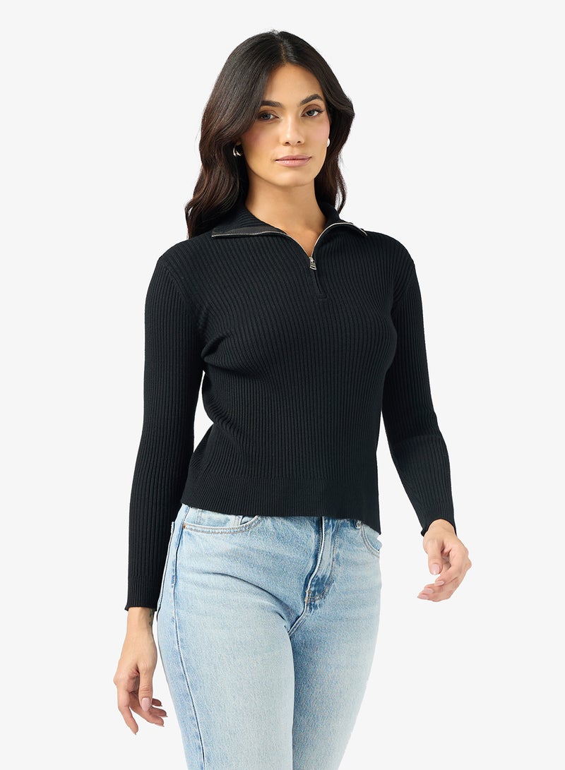 ايلا بلوفر بولو محبوك - Image 1