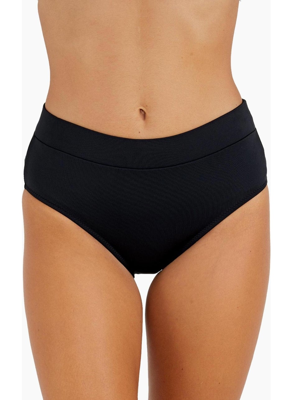 Ayyıldız 63053 Black High Waist Bikini Bottom  - Image 1