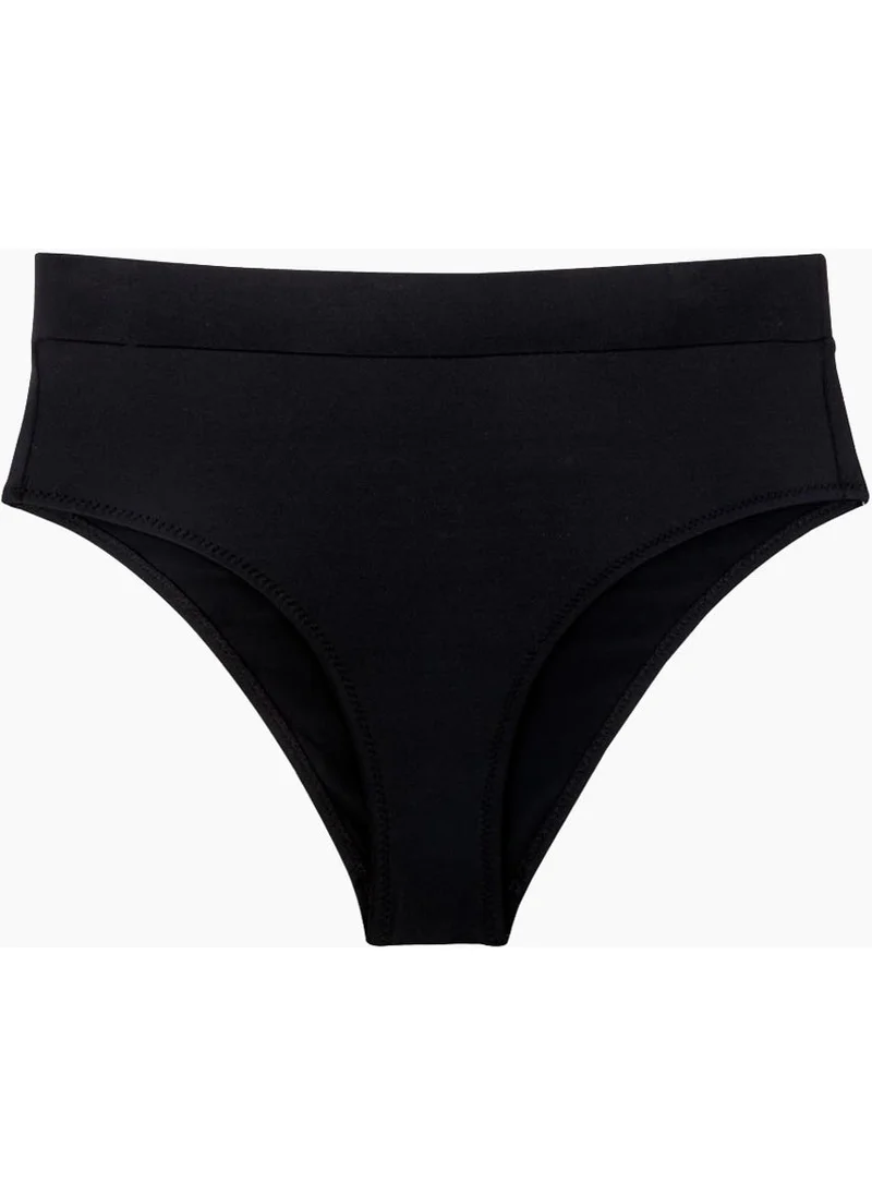 Ayyıldız 63053 Black High Waist Bikini Bottom