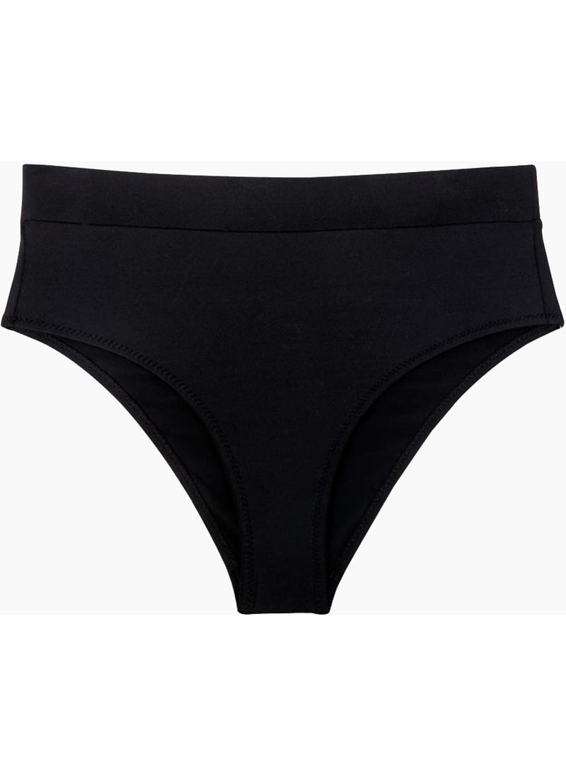 Ayyıldız 63053 Black High Waist Bikini Bottom  - Image 3
