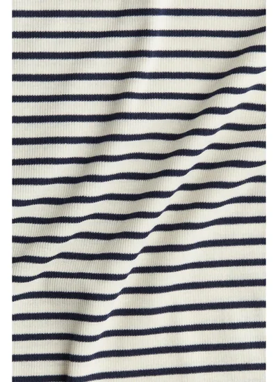اتش اند ام Ribbed jersey top