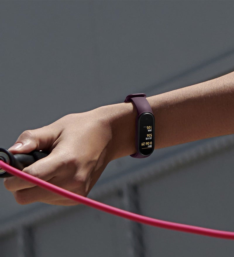 For Xiaomi Band Mi 5 Solid-Color Silicone Watch Band, Length: 24.5Cm(White) - Image 4