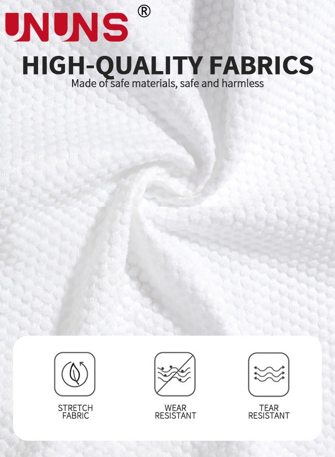 UNUNS Disposable Spa Robes,Non-woven Body Wrap Bathrobe With 2 Hair Drying Cap For Beauty Salon,Unisex One Size Fits All - Image 4