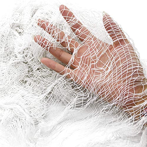 Alpurple 5 Pcs Halloween Creepy Cloth, 30 x 72 Inch Scary Spooky Fabric Cloth, Freaky Loose Weave Fabric Creepy Gauze for Halloween Party Decoration (3 Black + 2 White) - Image 3