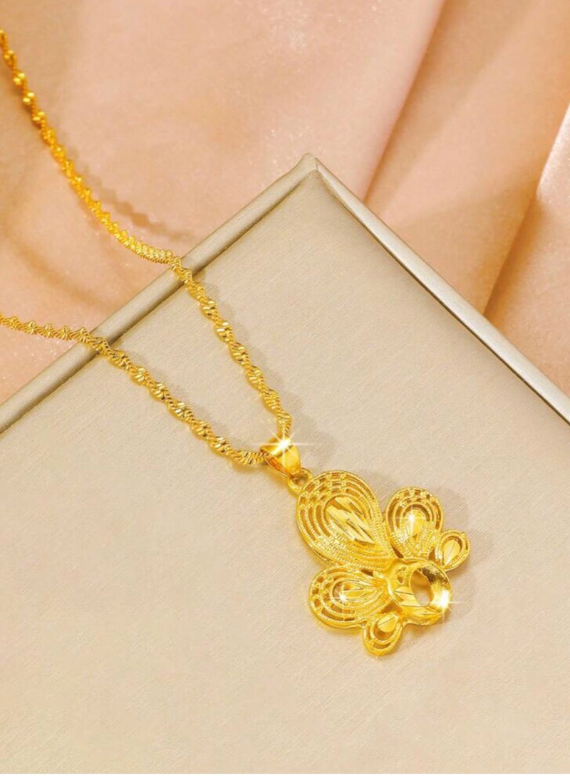 غولدماكس سلسال نسائي شبيه بالذهب مطلي عيار 18 - Image 1