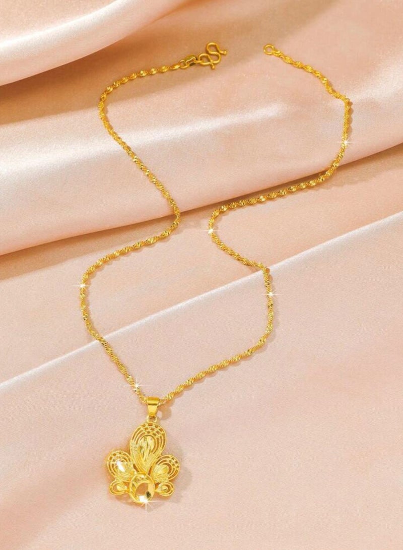 غولدماكس سلسال نسائي شبيه بالذهب مطلي عيار 18 - Image 2