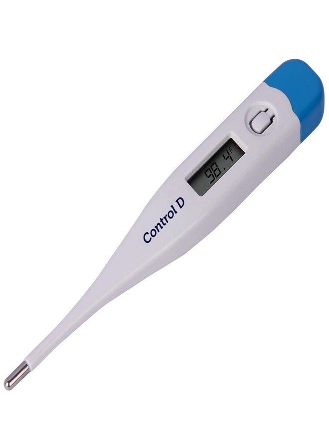 كونترول_دي مقياس حرارة رقمي من Control D يعمل بلمسة واحدة للاستخدام عن طريق الفم أو تحت الإبط للأطفال والبالغين (ضمان لمدة عام واحد) - Image 1