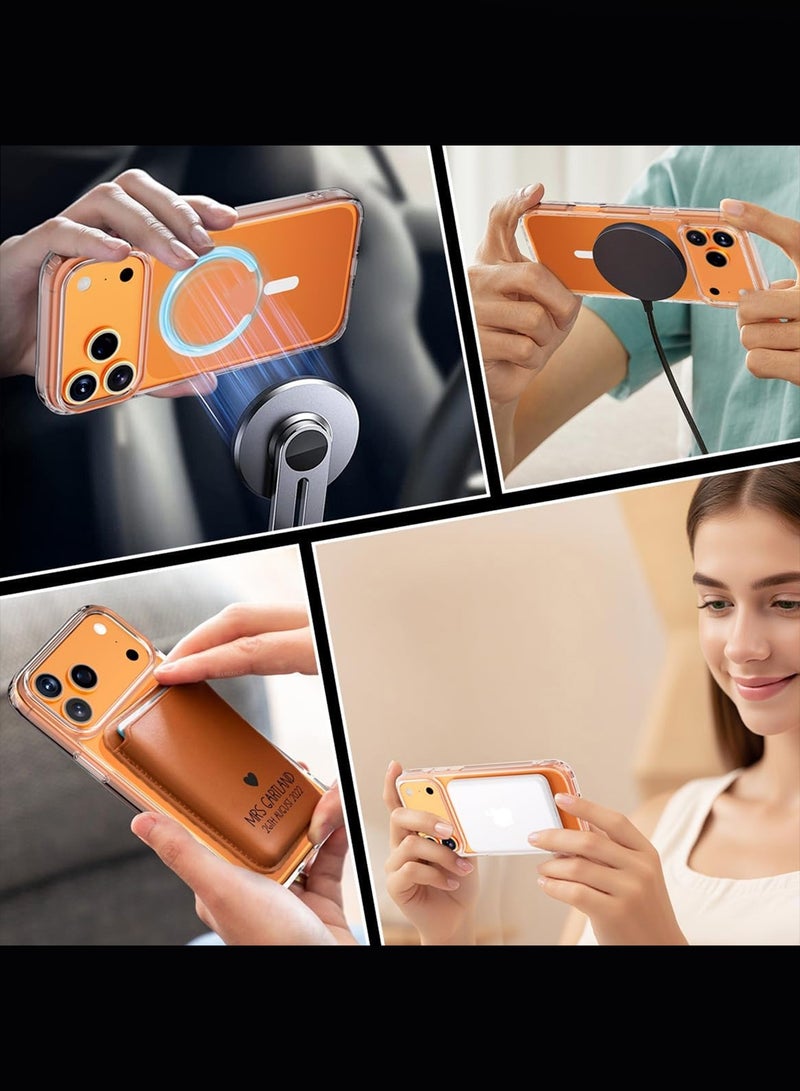 CATANES حافظة شفافة مغناطيسية لجهاز آيفون 17 برو ماكس متوافقة مع ماج سيف، مقاومة للصدمات، حماية من السقوط، غطاء شفاف نحيف - Image 4