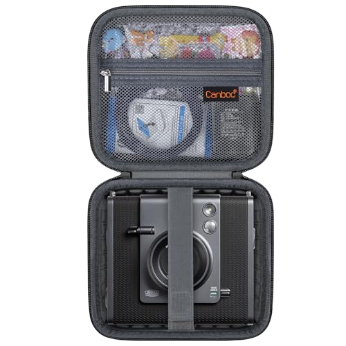 Canboc Carrying Case for Fujifilm INSTAX Wide EVO 2in1 Instant Film Camera and Printer Zipper Mesh Bag fits Photo Paper and Cable BlackCase Only - Image 1