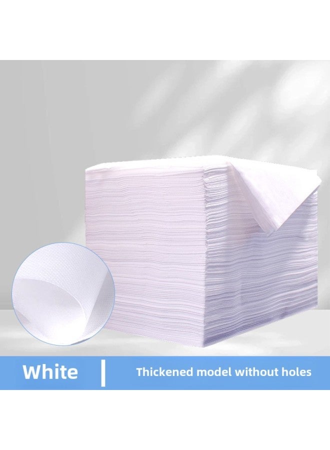 Loquat Disposable Bed Sheet Thickened Massage Bed For Beauty Salon Waterproof Oil-proof Beauty Bed Sheet Non-woven Mattress With Hole-Color:White 【no Hole】】-Specifications:80*180 【thickened 50 Sheets】】 - Image 1