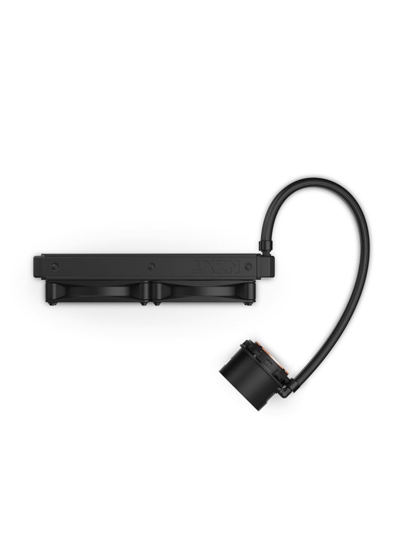NZXT - NZXT Kraken 240 240mm AIO Liquid Cooler with LCD Display Black - RL-KN240-B1 - Image 1