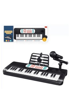 Generic Piano Keyboard with Microphone for Kids Musical Toys for Children Portable Charging Piano Electronic Music Keyboard Educational Toy Gifts for Boys Girls 