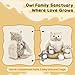MorisMos 7 Pcs Owl Stuffed Animal with Babies Inside 15 Inches Stuffed Owl Plush Toys Set with Little Baby Owls Eggs Nest Gift for Kids Boys Girls Easter Birthday Christmas - Image 4