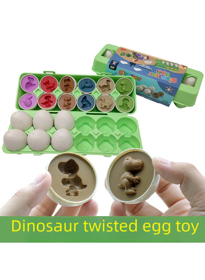 Other Educational Toys Montessori Toys Puzzles Brain Teasers Learning Games Science Kits-Color:Dinosaur Pairing Stacked High - Image 5