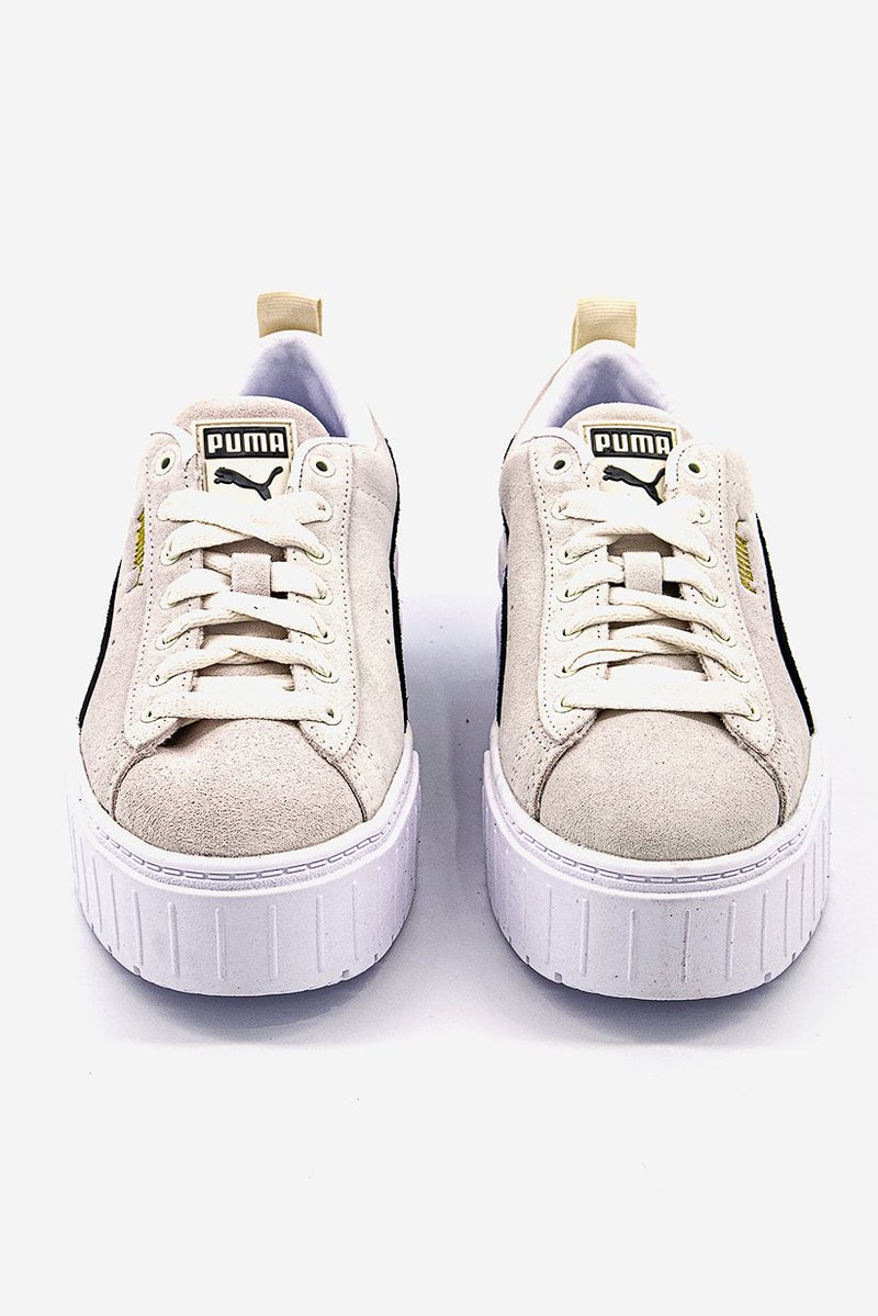 PUMA Women Mayze Lace Up Shoes, Ivory Glow - Image 3