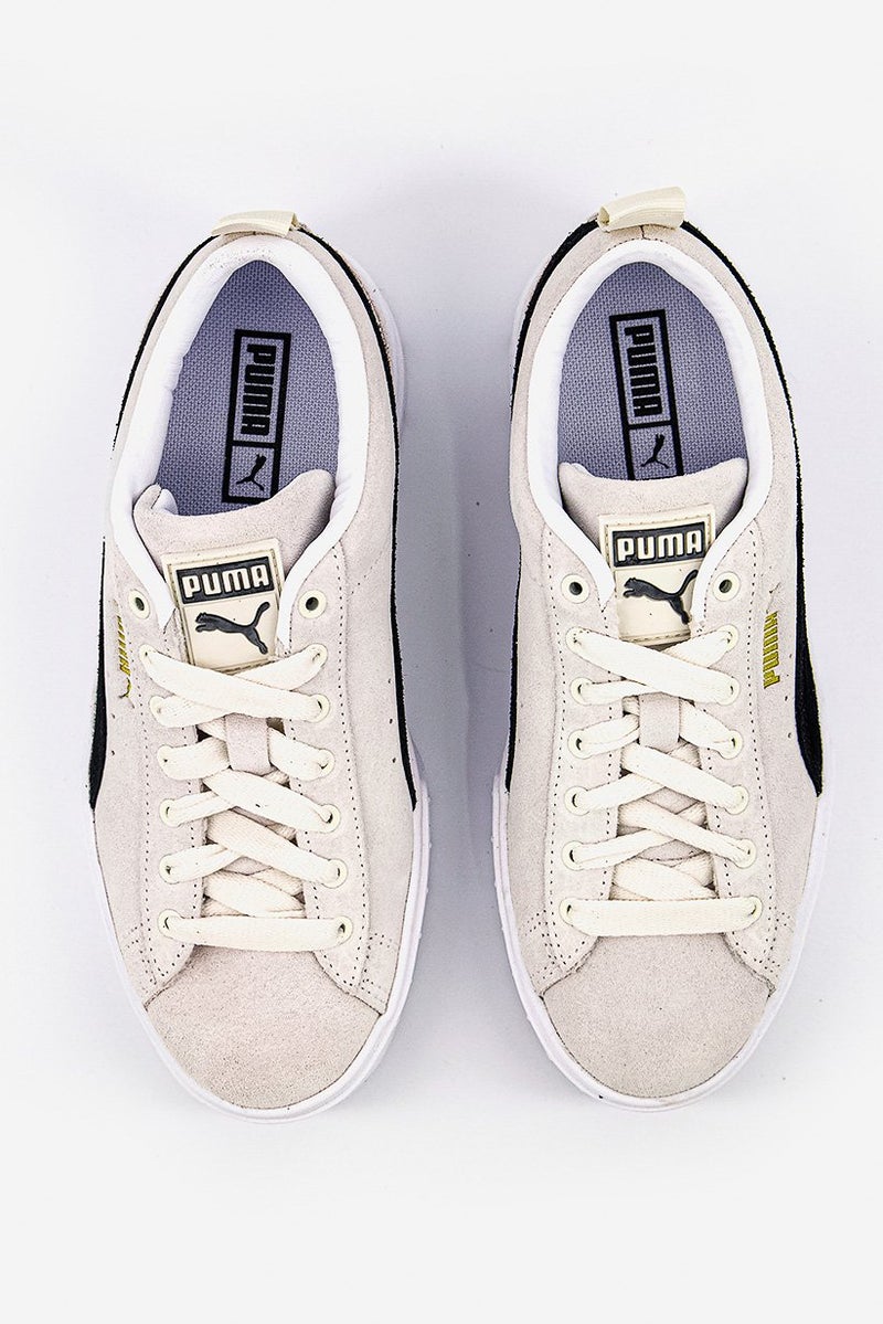 PUMA Women Mayze Lace Up Shoes, Ivory Glow - Image 4