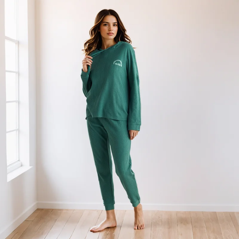 FAV Waffle Textured Pyjama Set