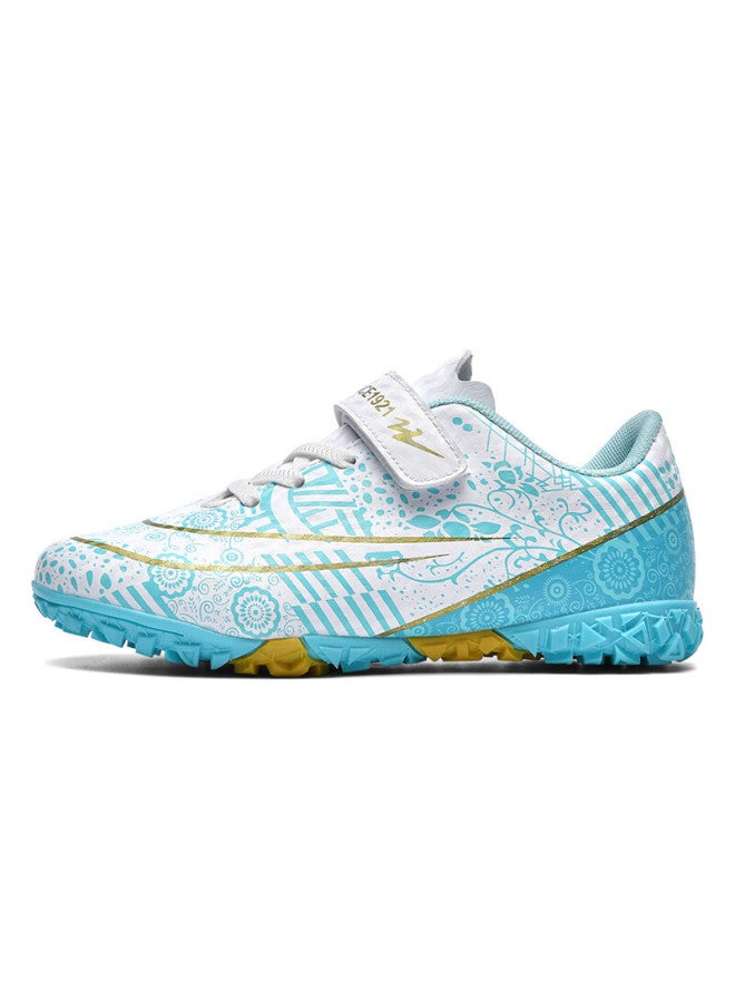 Shuangxing Kids Soccer Shoes Tf Turf Studs Youth Boys Girls Artificial Grass Training Match Sneakers - Image 1