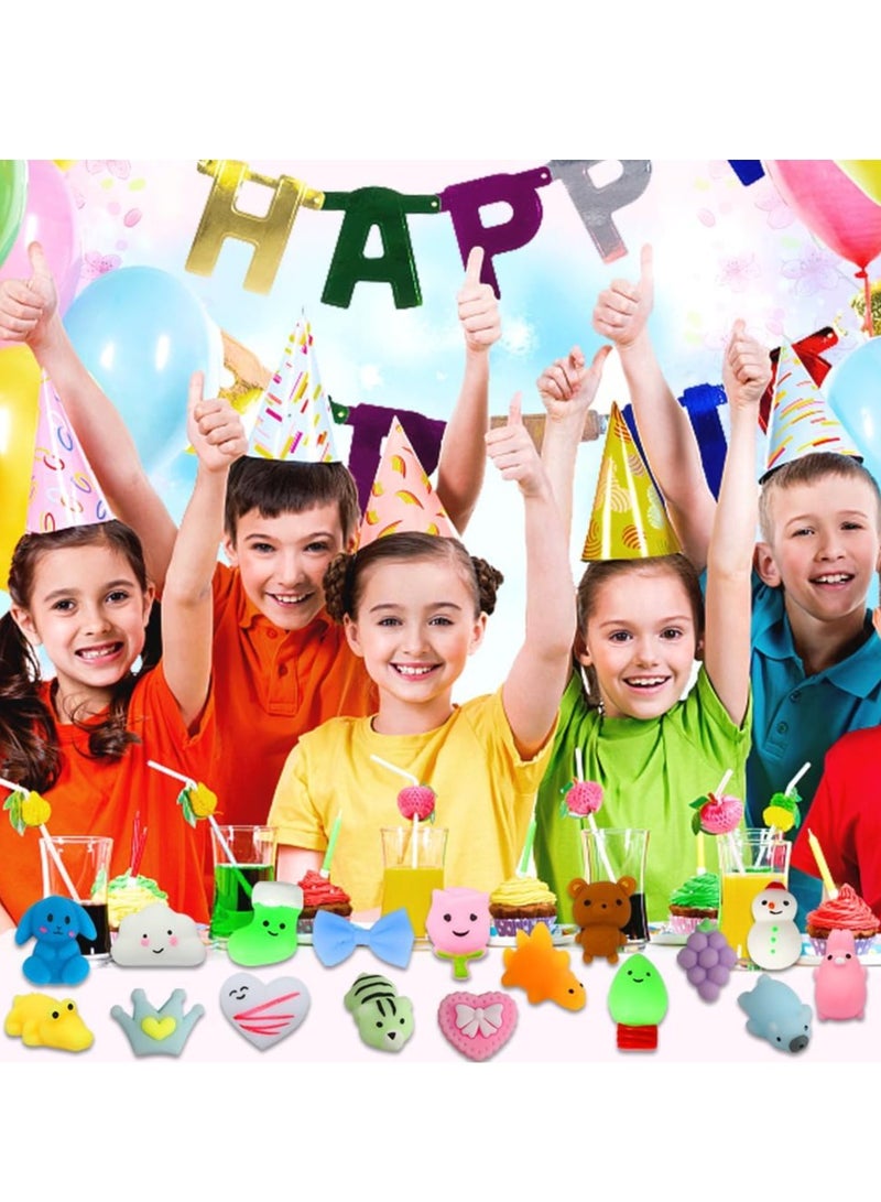 general 100 Pack Squishies Toys, Tiny Mochi Squishy Fidget Toys Random Bulk Party Favors for Kids 4- 8 8-12 Goodie Bag Pinata Stocking Stuffers Classroom Prizes Treasure Box Egg Fillers Girls - Image 2