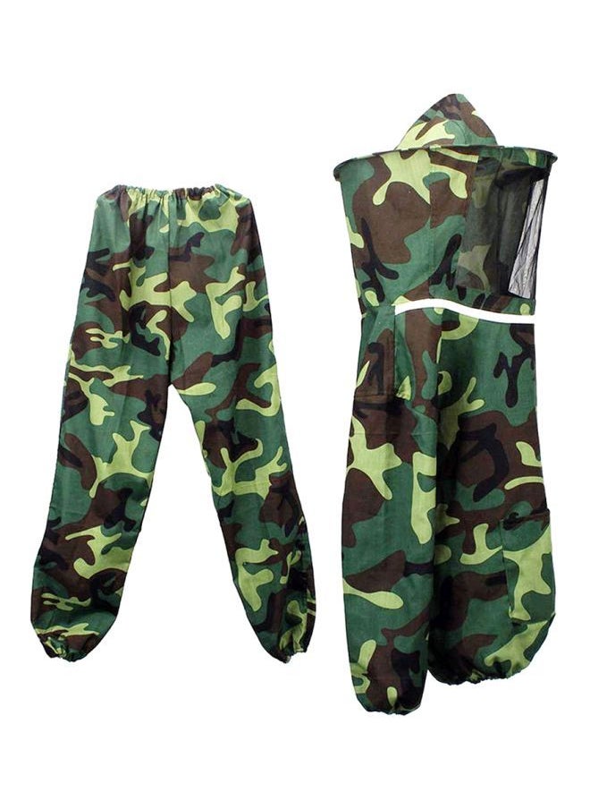 NIBEMINENT Beekeeping Suit With Hood Camouflage  - Image 1