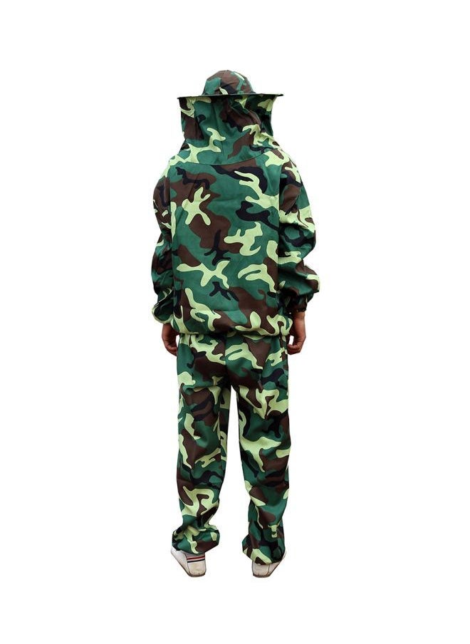 NIBEMINENT Beekeeping Suit With Hood Camouflage  - Image 3