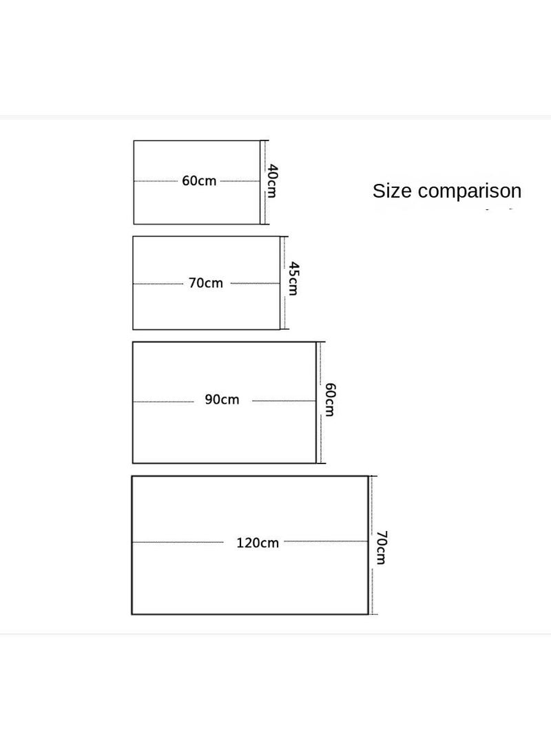 Bluejw Striped Water Absorption Entrance Door Mat Red - Image 3
