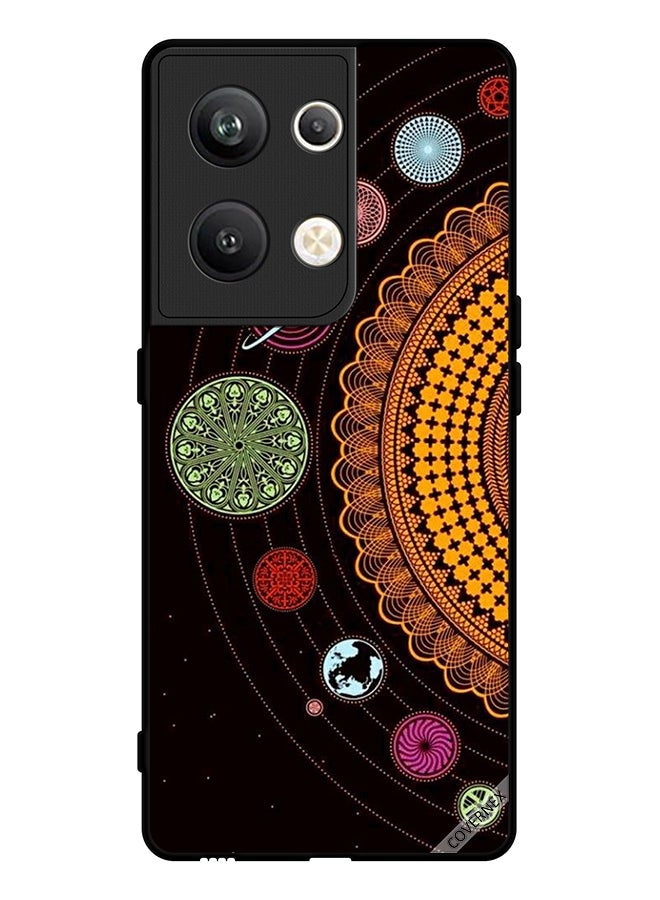 Covernex Protective Case Cover For Oppo Reno 9 Pro Plus Mandala Solar System Art - Image 1