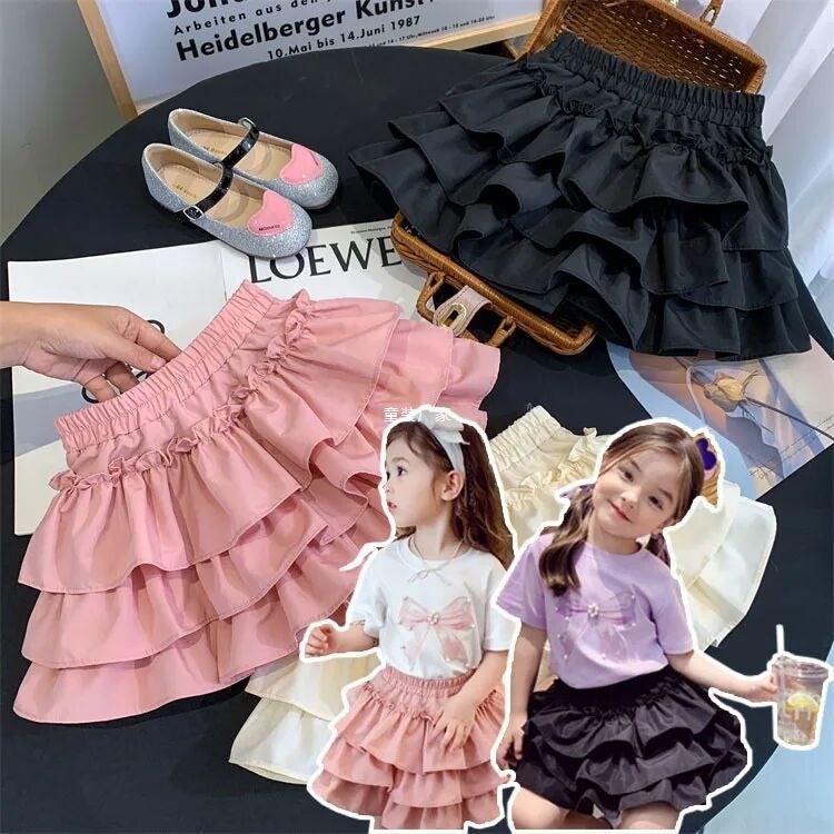 New Girls' Skirt Summer Western Style Children'S Cake Group Little Girls' Short Skirt Puffy Skirt Princess - Image 2