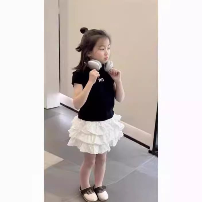 New Girls' Skirt Summer Western Style Children'S Cake Group Little Girls' Short Skirt Puffy Skirt Princess - Image 3