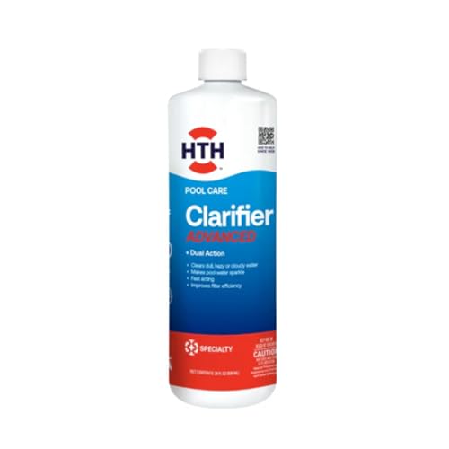 HTH 67212 Swimming Pool Care Clarifier Advanced - Crystal Clear Water in 24 Hours; Restores Clarity & Sparkle to Dull, Hazy or Cloudy Pool Water, Improves Filter Efficiency, Fast Acting - Image 2