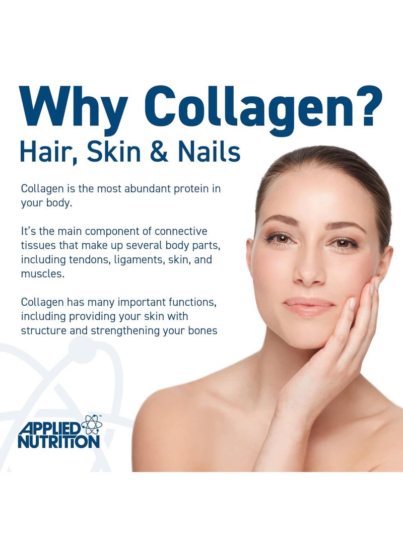 Applied Nutrition Marine Collagen Powder, Skin Hair Nails Strawberry & Raspberry 300g  - Image 4