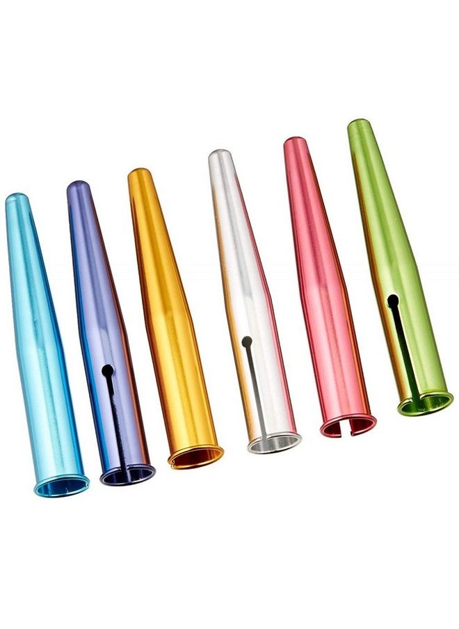 Kutsuwa Hiline Pencil Cap, Pack Of 6, Assorted Metallic Color (Rb016)  - Image 1