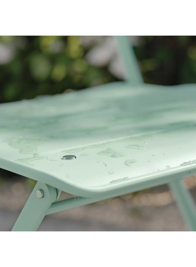 Zaboon Folding Chair, Light Green Outdoor - Image 5