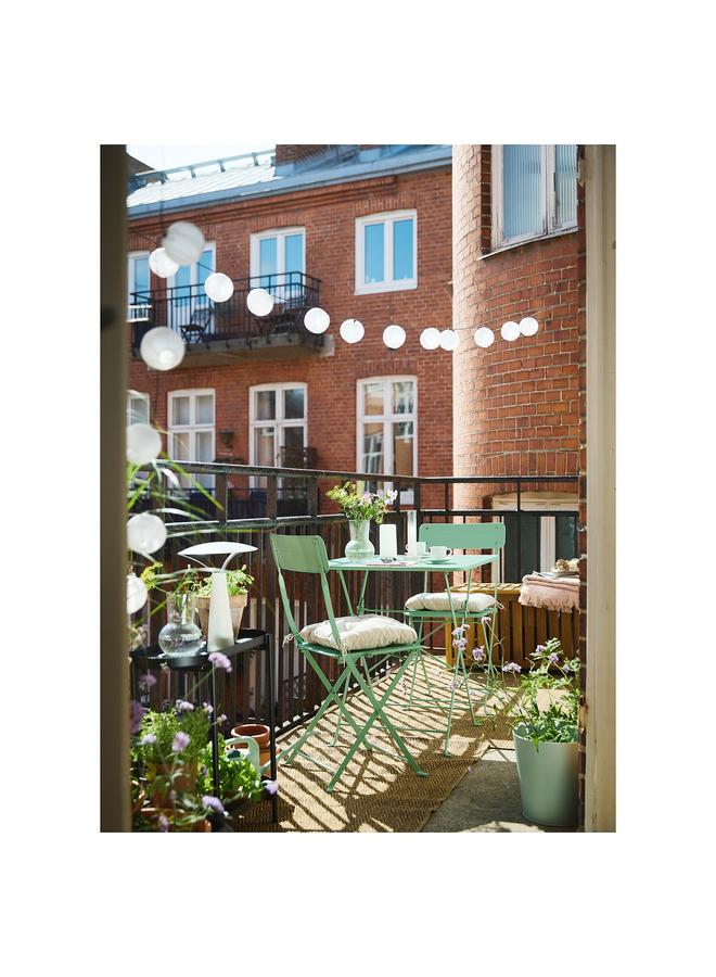 Zaboon Folding Chair, Light Green Outdoor - Image 2