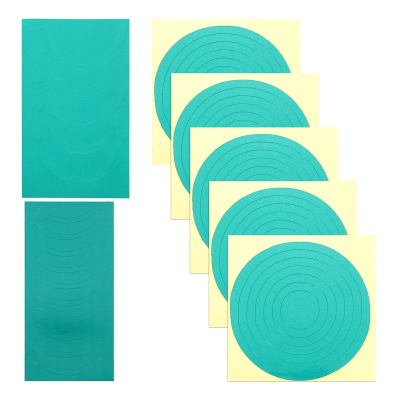 Pressure Gauge Sticker Labels Strong Adhesive Decal Indication 1 Inch Round - Image 1