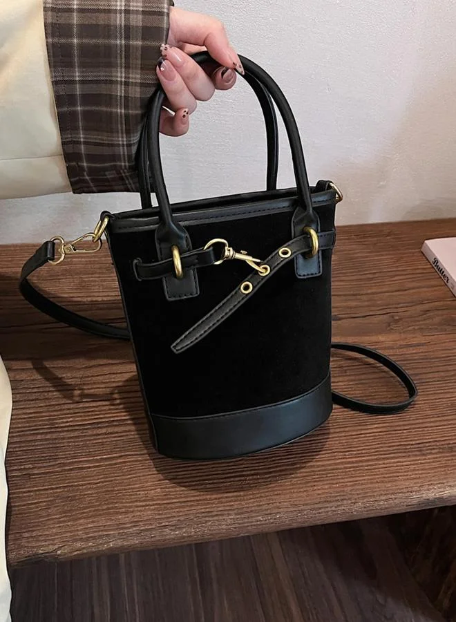 Take Two solid Double Strap with adjustable shoulder strap cross body bag