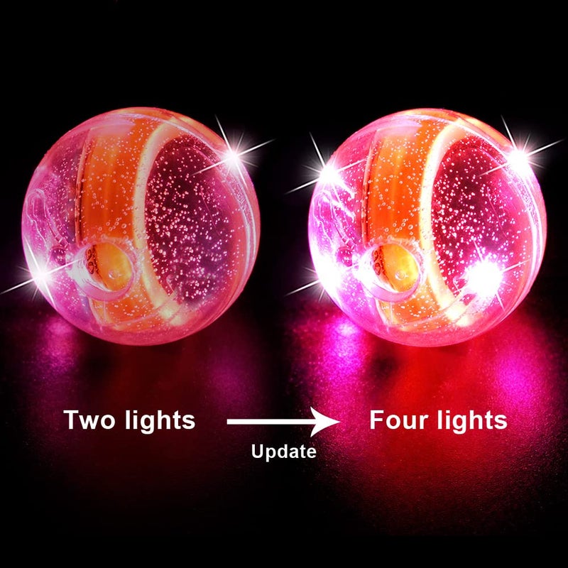 Crestgolf 4 Built-in Lights Glow Golf Balls with 12-Minute Reset Timer | 300-hr Lighting Time Glow in The Dark Golf Balls | 3-Layer Design Light up Water Resistant LED Night Golf Ball - Image 5