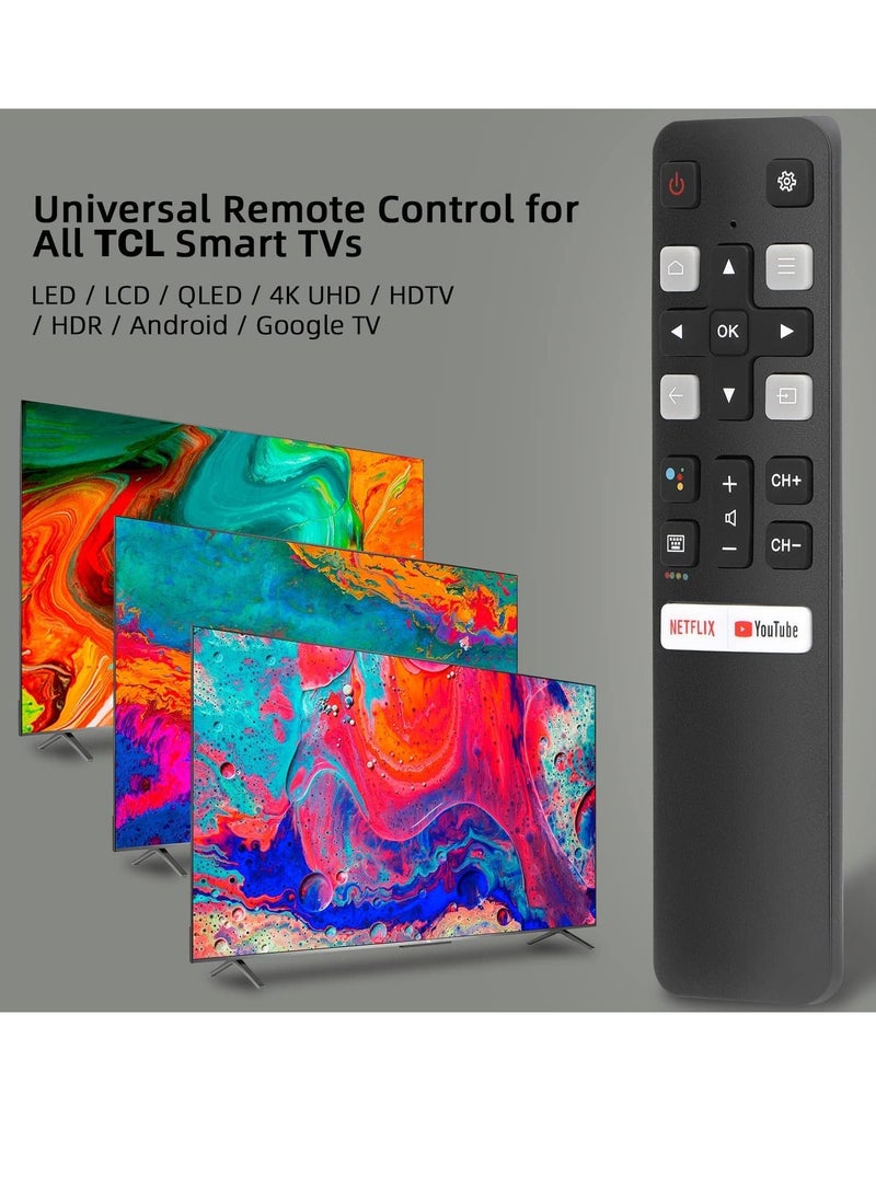 Generic - Universal Voice Remote Control for TCL-Android-TV-Remote, RC802V for TCL Smart TVs with Google Voice Function - Image 1