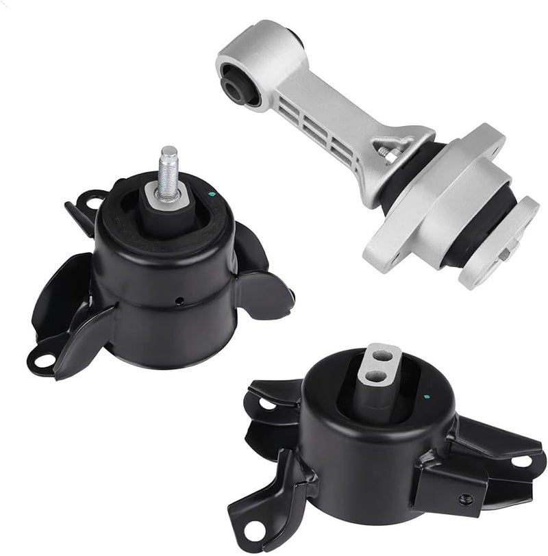 3Pcs Engine Motor Mount Set for Hyundai Elantra Accent Veloster Kia Rio Forte - Image 2
