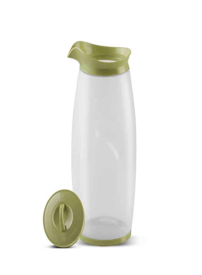 JAYPEE Hippo Unbreakable Water Jug 1.93 Litre with Lockable Lid |Wide Mouth BPA Free Food Grade Multipurpose Jug for Milk, Juice, Beverages & Kitchen,Green - Image 1