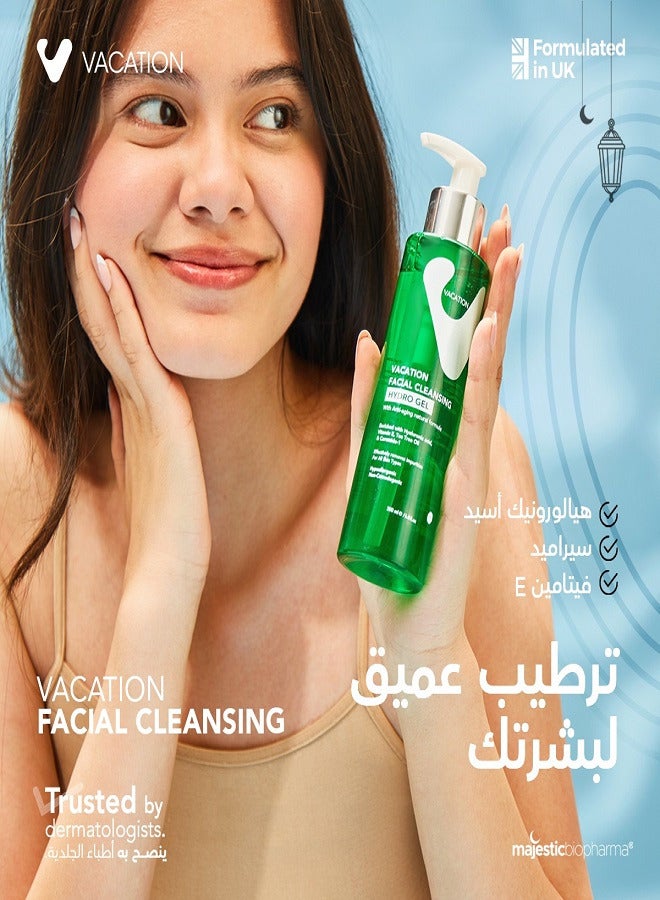 VACATION Facial Cleansing Hydro Gel Hyaluronic Acid Ceramide -200 Ml Packaging May Vary - Image 2