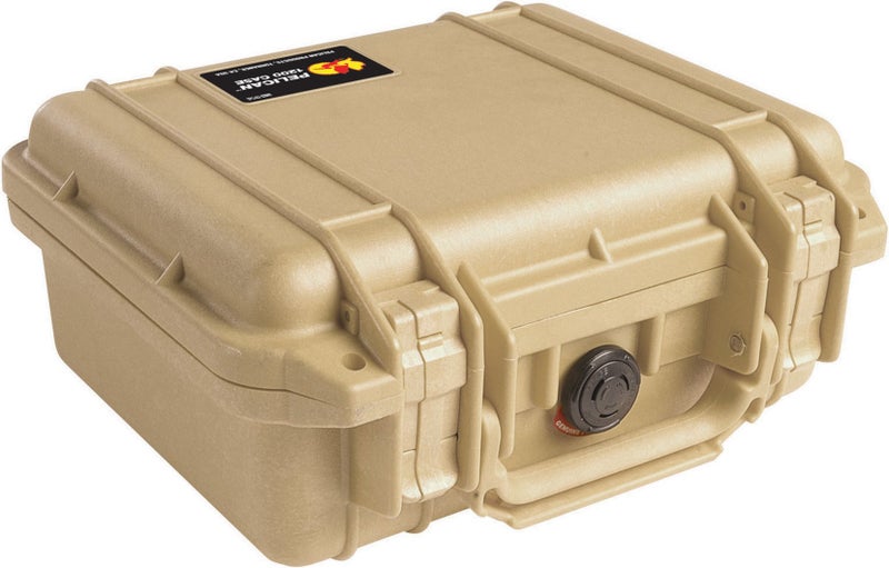 Pelican 1200 Case With Foam (Desert Tan) - Image 1