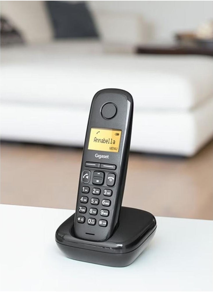 Gigaset - Digital Cordless Phone For Home, Office And Hotels A270 Black - Image 1