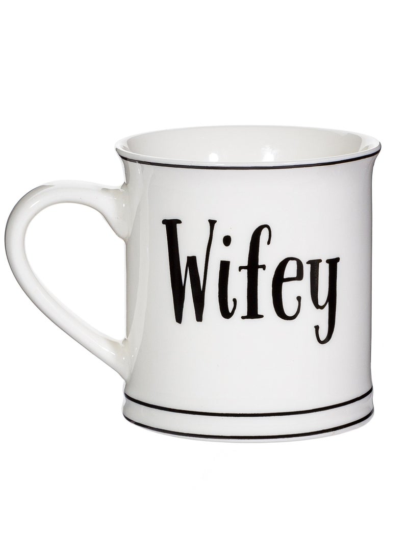 Sass & Belle - Set Of 2 Wifey And Hubby Mug - Image 1