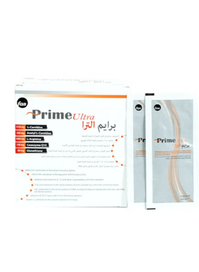 fas Prime Ultra Food Supplement 30 Sachets - Image 1