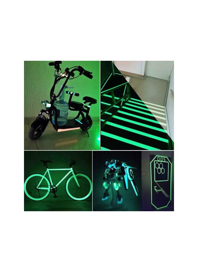 PROMASS promass Glow in The Dark Tape, Bright Waterproof Luminous Tape, Fluorescent Tape, Glow in Dark Markers, Can be Use at Stage, Stairs, Walls, Steps, Exits, 5m×20mm  - Image 3